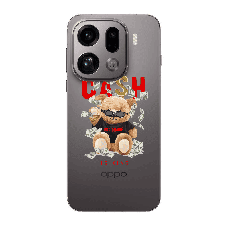 Oppo Find X9 Pro Cash is king Transparent Silicone TPU Θήκη